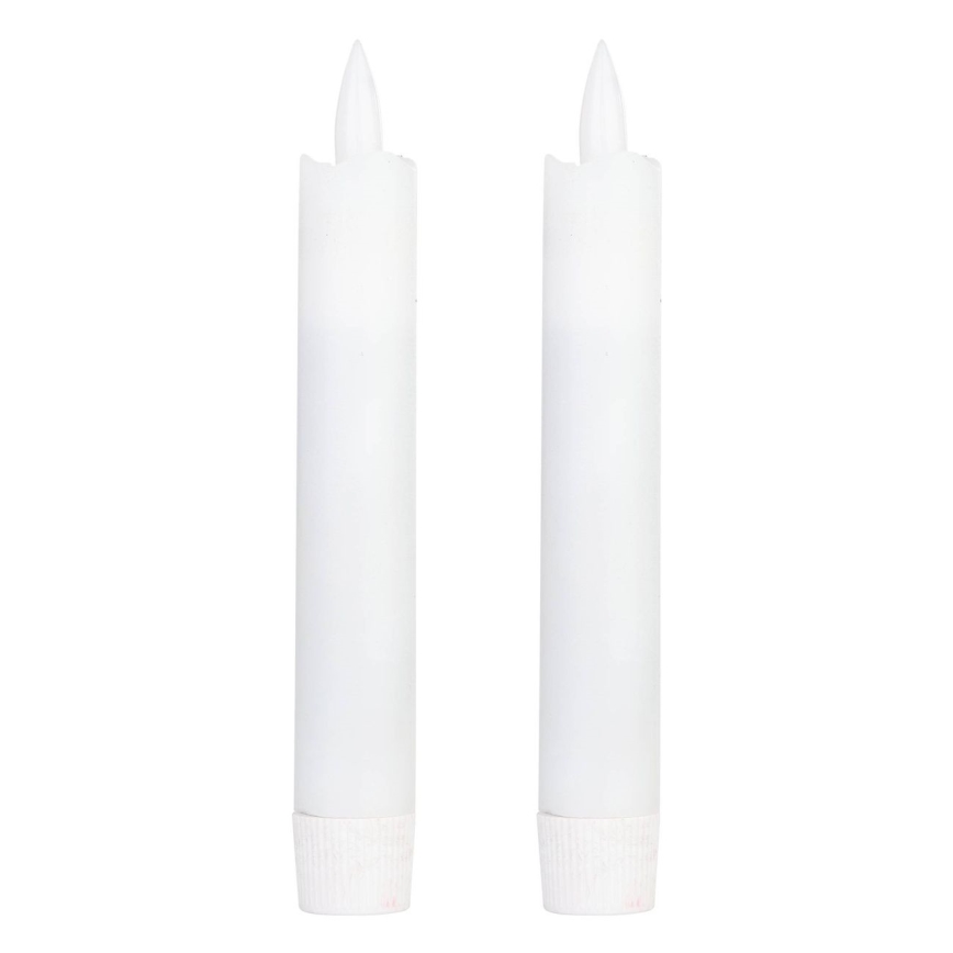 Eglo - JUEGO 2x Vela LED LED/1xAAA 15 cm blanco