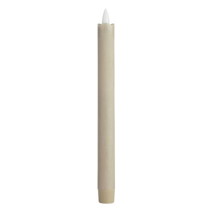 Eglo - JUEGO 2x Vela LED LED/1xAAA 24,5 cm beige