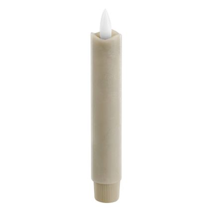 Eglo - JUEGO 2x Vela LED LED/1xAAA 15 cm beige