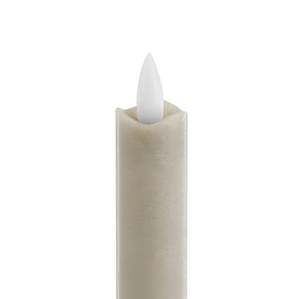 Eglo - JUEGO 2x Vela LED LED/1xAAA 15 cm beige