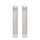 Eglo 422223 - JUEGO 2x Vela LED ANTANABE LED/1xAAA 15 cm gris