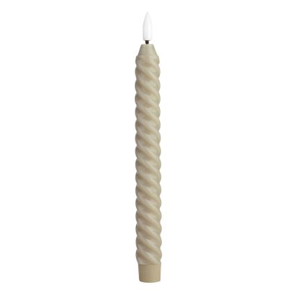Eglo - JUEGO 2x Vela LED LED/1xAAA 24,5 cm beige