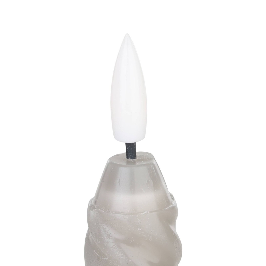 Eglo - JUEGO 2x Vela LED LED/1xAAA 25 cm gris