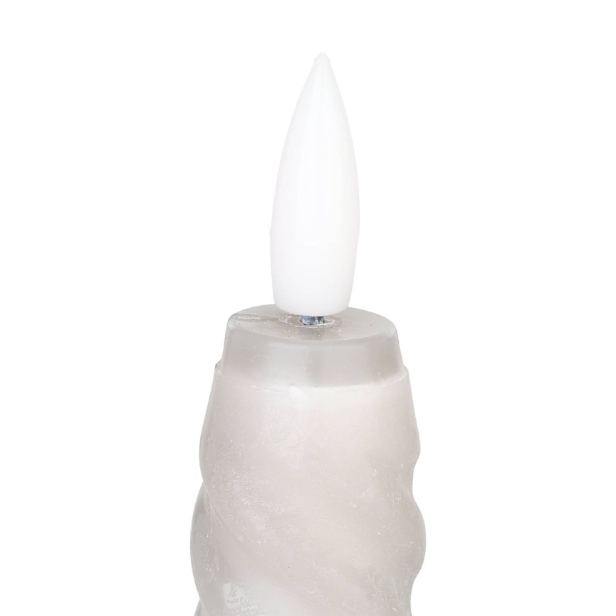 Eglo - JUEGO 2x Vela LED LED/1xAAA 15 cm gris