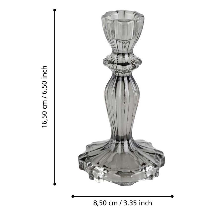Eglo - Candelabro 16,5x8,5 cm gris