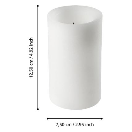 Eglo - Vela LED LED/2xAA blanco cálido