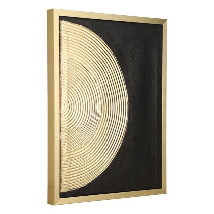 Eglo 423034 - SET 2x Pintura ROBERVAL 43x33 cm negro/dorado
