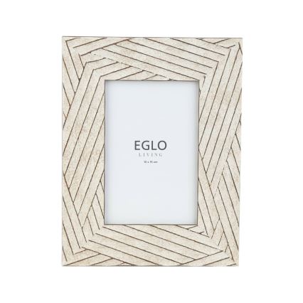 Eglo - Marco de fotos 10x15 cm beige