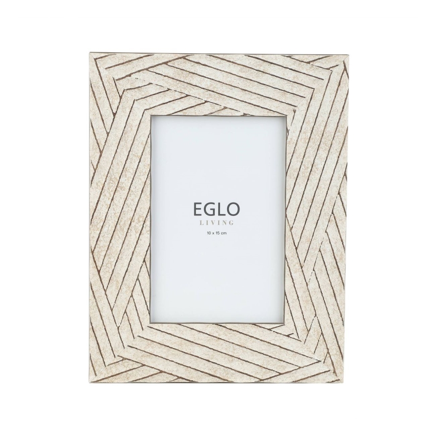 Eglo - Marco de fotos 10x15 cm beige