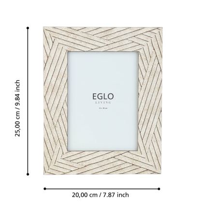 Eglo - Marco de fotos 13x18 cm beige
