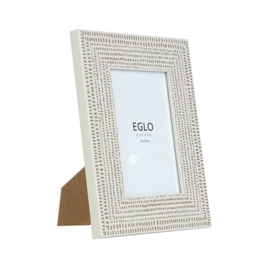 Eglo - Marco de fotos 10x15 cm color crema
