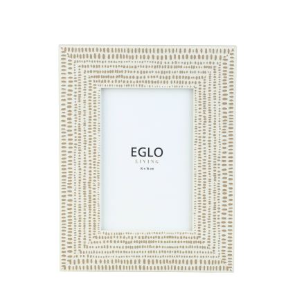 Eglo - Marco de fotos 10x15 cm color crema