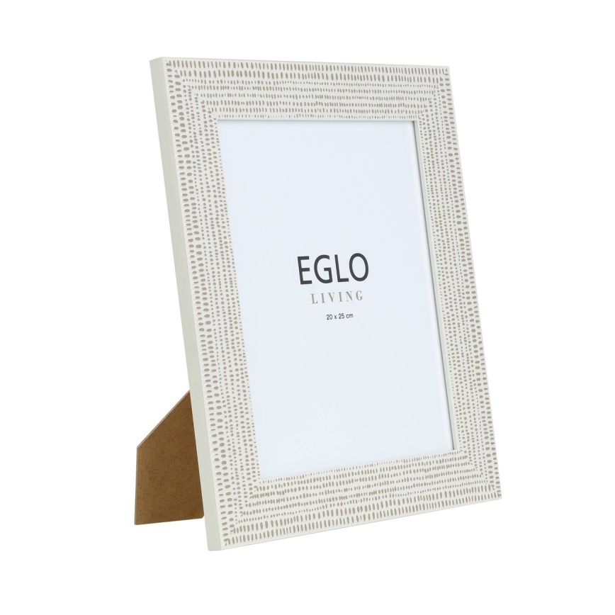 Eglo - Marco de fotos 20x25 cm color crema