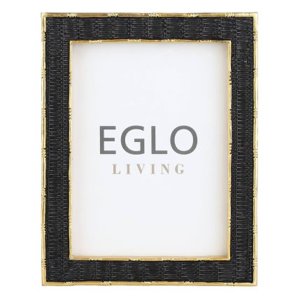 Eglo - Marco de fotos 13x18 cm negro/dorado
