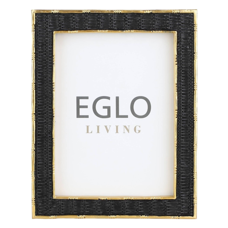 Eglo - Marco de fotos 13x18 cm negro/dorado