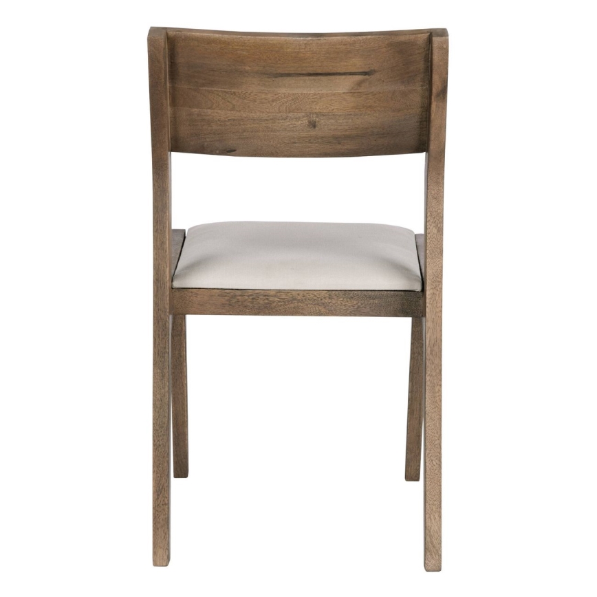 Eglo - Silla de comedor 84x55 cm marrón/color crema