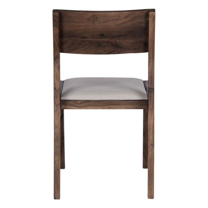 Eglo - Silla de comedor 84x55 cm marrón/crema