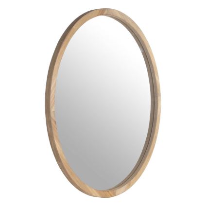 Eglo - Espejo de pared diá. 70 cm marrón
