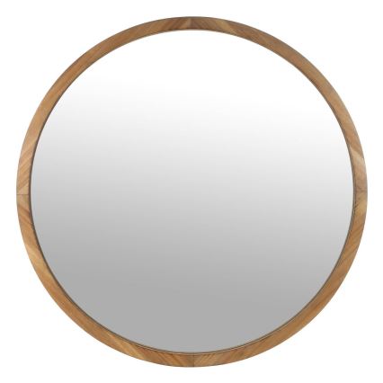 Eglo - Espejo de pared diá. 70 cm marrón