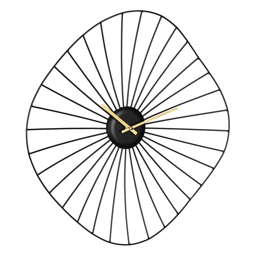 Eglo - Reloj de pared 1xAA 50x50 cm negro