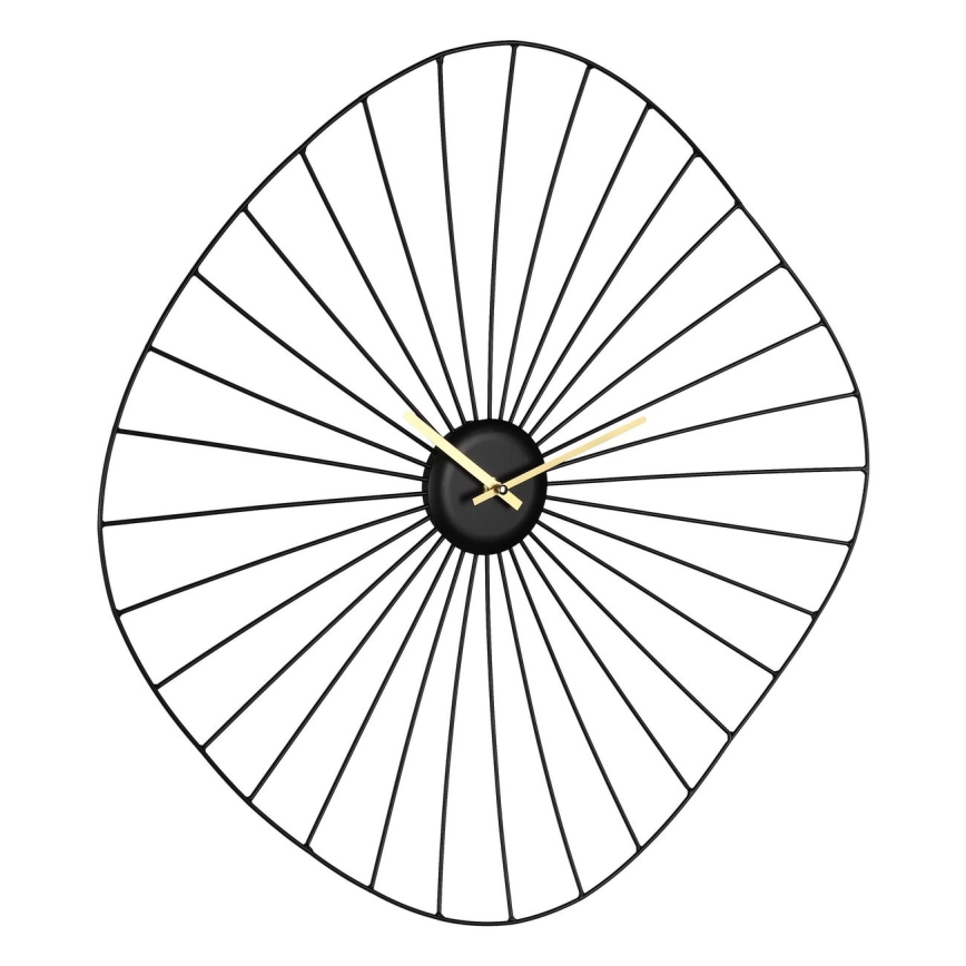 Eglo - Reloj de pared 1xAA 60x60 cm negro