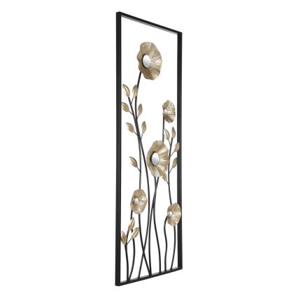 Eglo - Decoración de pared 100x38,5 cm negro/dorado
