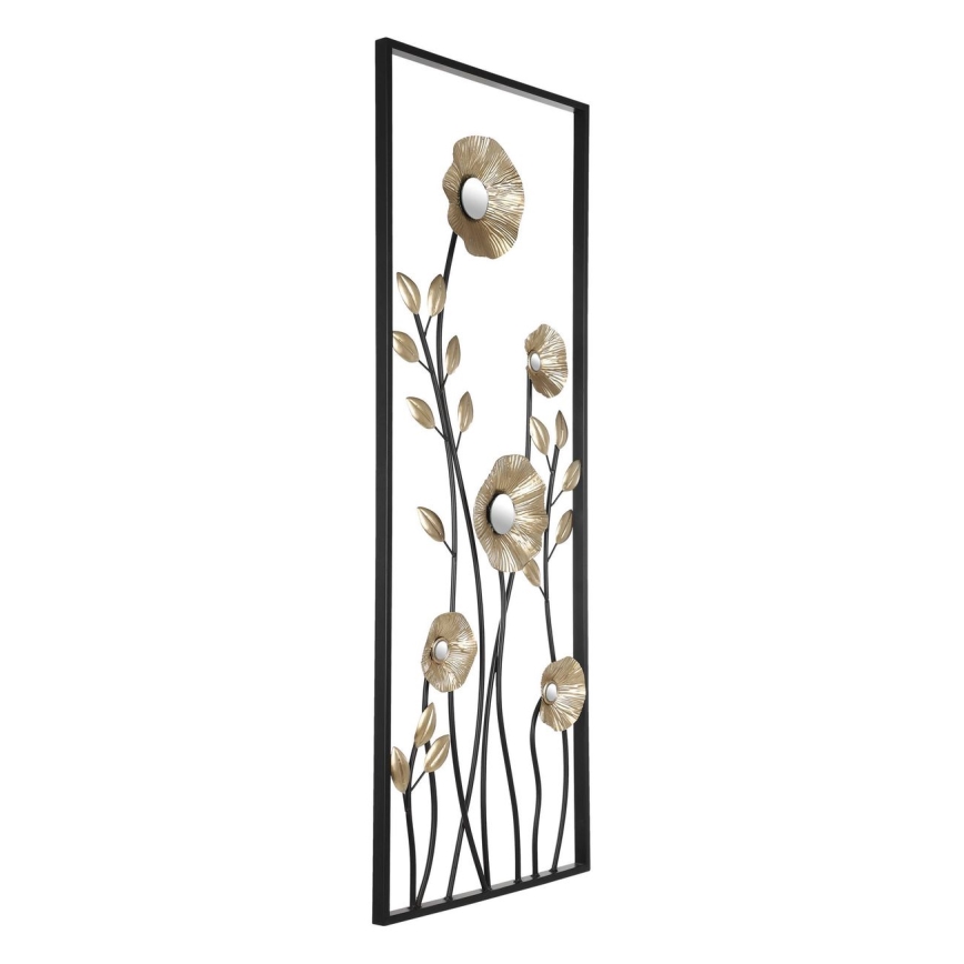 Eglo - Decoración de pared 100x38,5 cm negro/dorado