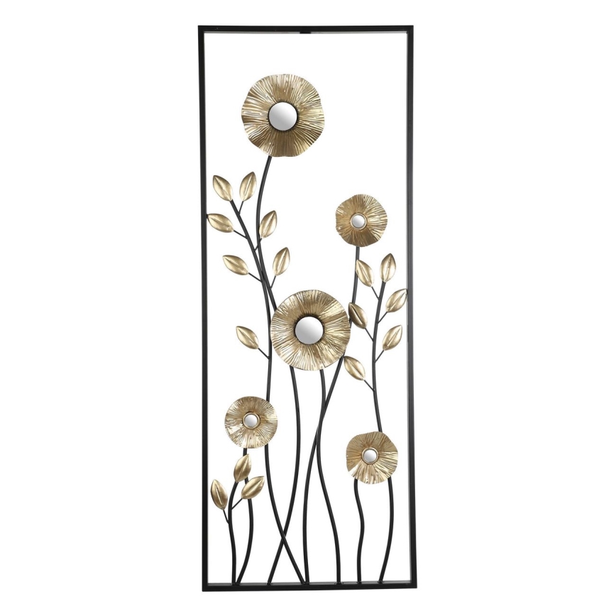 Eglo - Decoración de pared 100x38,5 cm negro/dorado