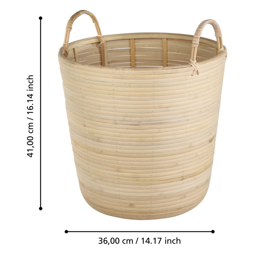 Eglo - Cesta decorativa 41x36 cm beige