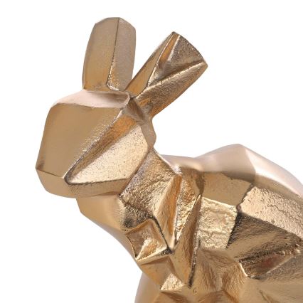 Eglo - Metal decoración 17,5x16 cm conejo/dorado