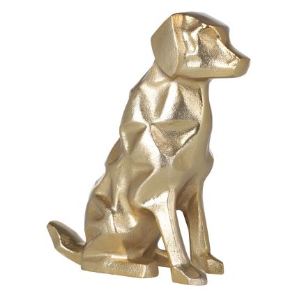 Eglo - Metal decoración 24,5x20 cm perro/dorado