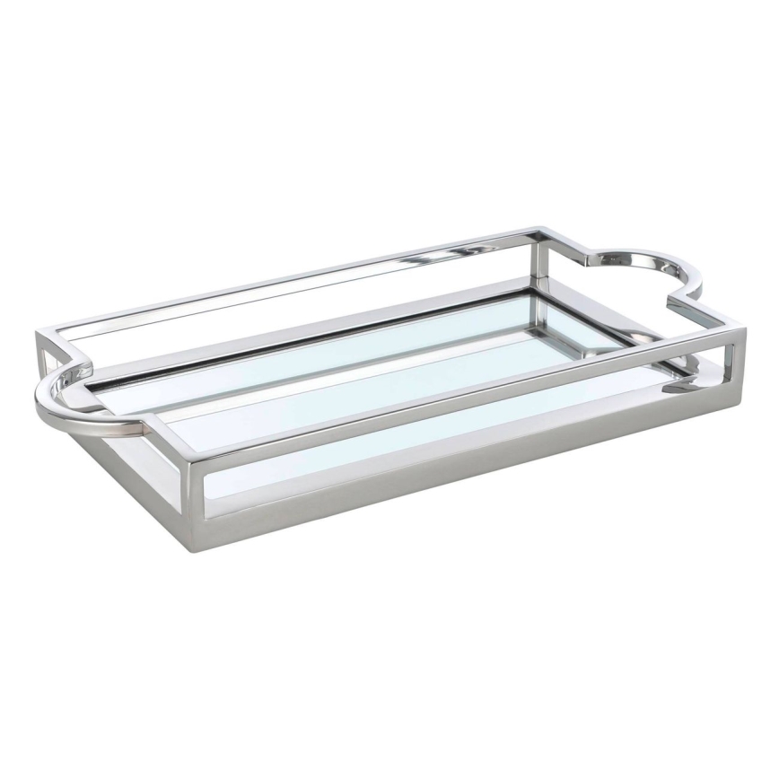Eglo - Bandeja decorativa 23x45 cm cromo brillante