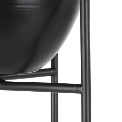 Eglo - Maceta de metal 73x23,5 cm negro