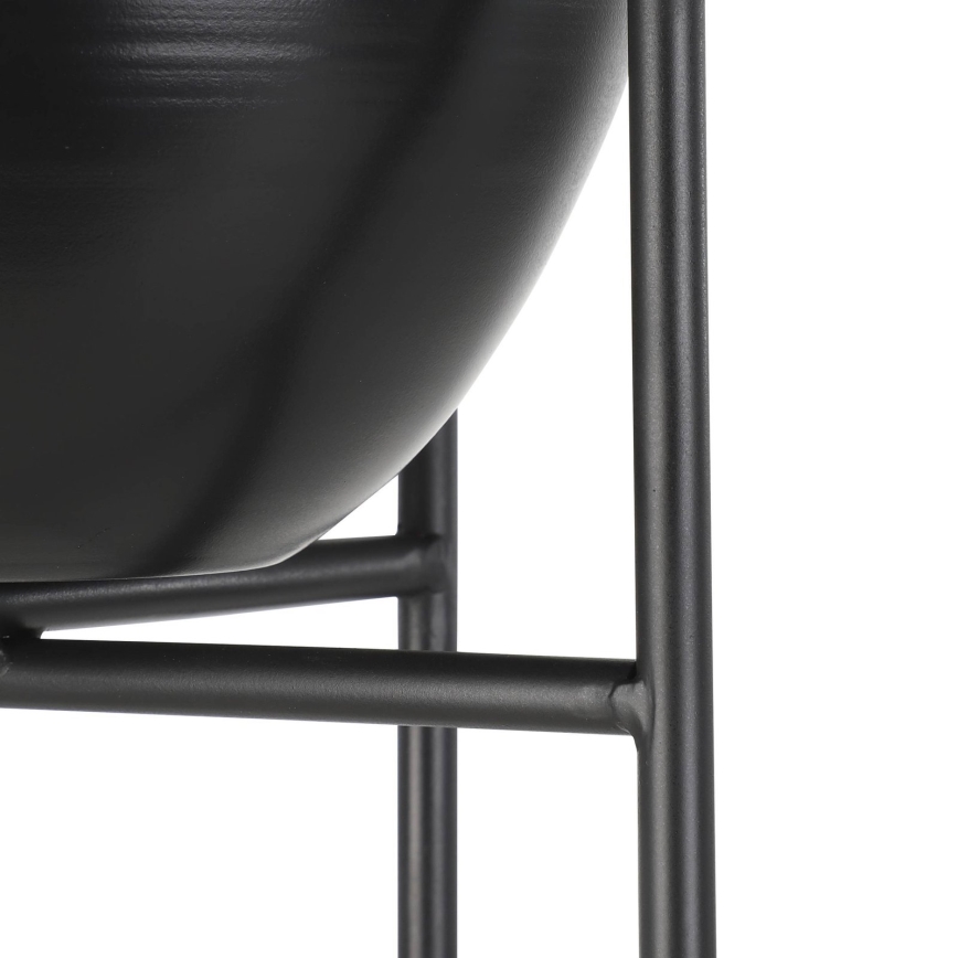 Eglo - Maceta de metal 73x23,5 cm negro