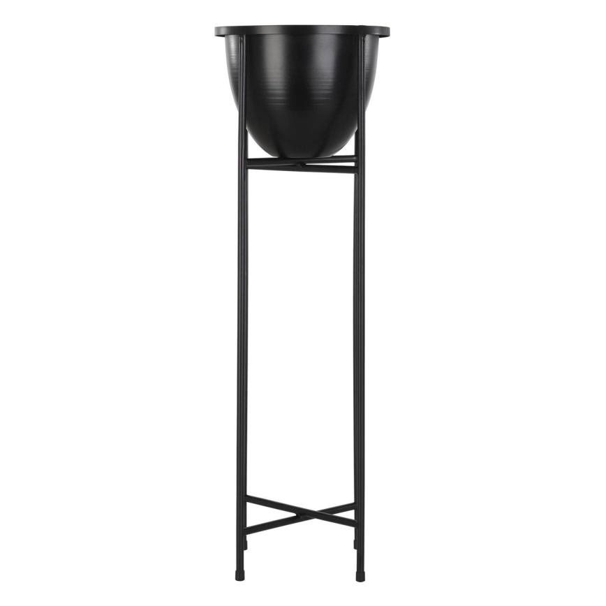 Eglo - Maceta de metal 73x23,5 cm negro