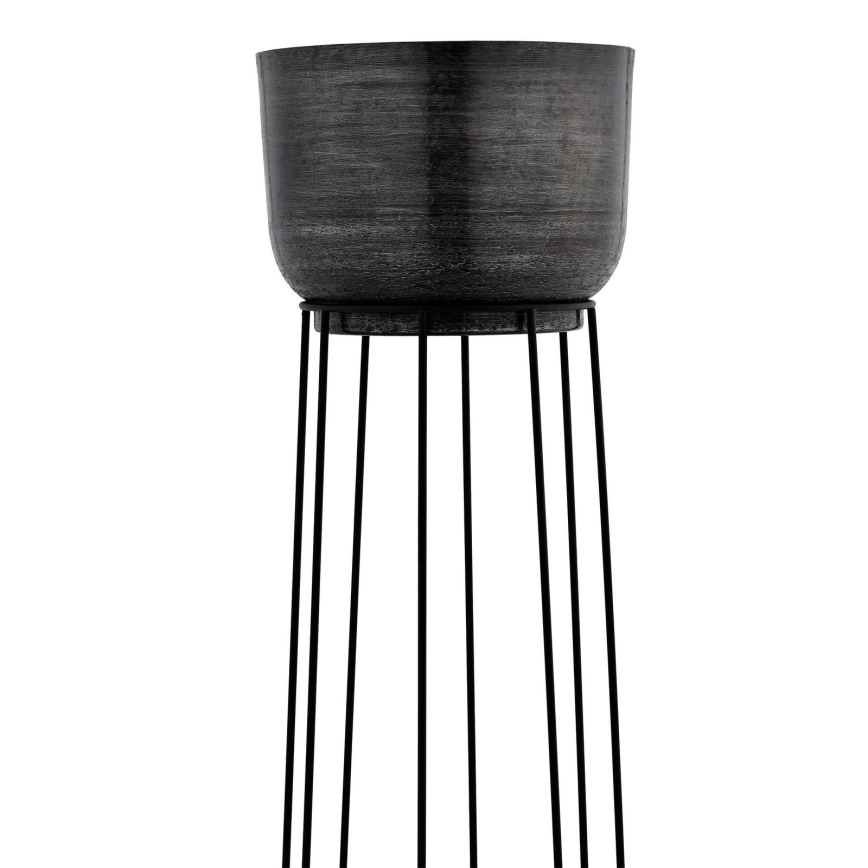 Eglo - SET 3x Maceta de metal negro