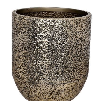 Eglo - Maceta de metal 50x42 cm dorado