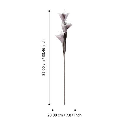 Eglo - Flor artificial 85 cm morada