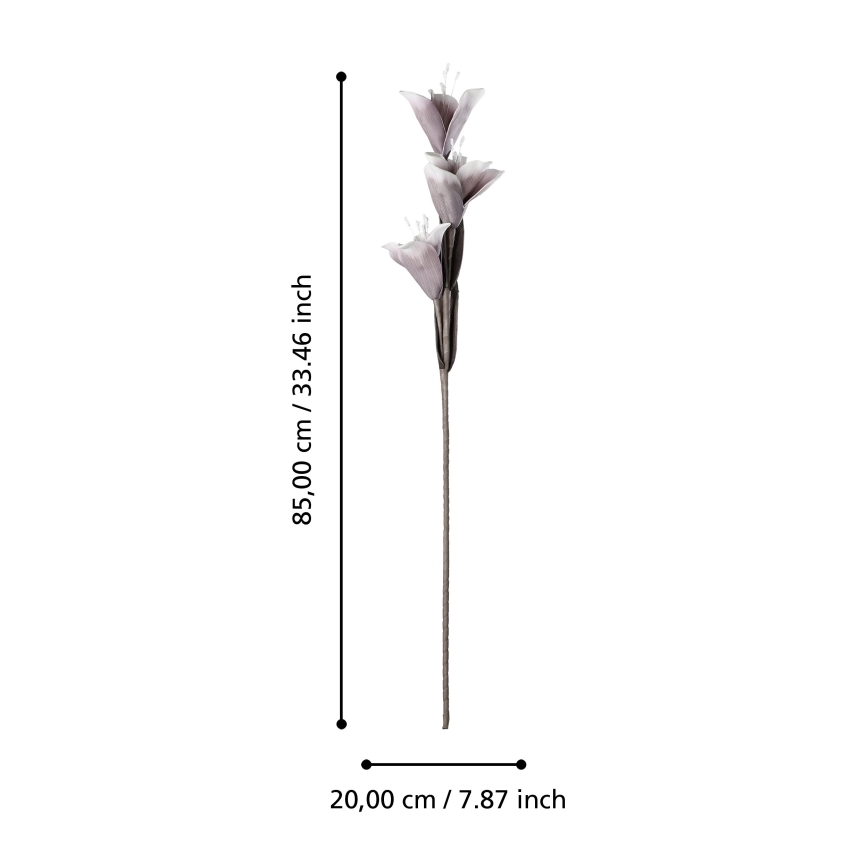 Eglo - Flor artificial 85 cm morada