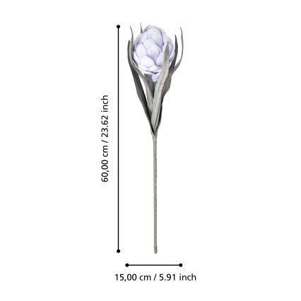 Eglo - Flor artificial 60 cm morada