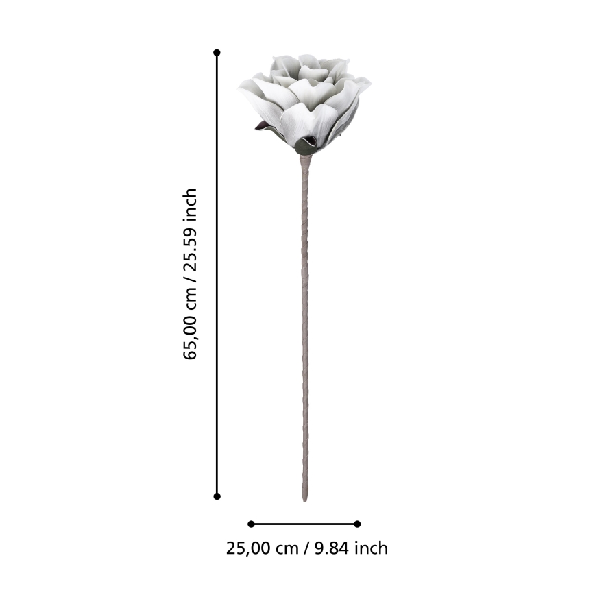 Eglo - Flor artificial 65 cm blanco