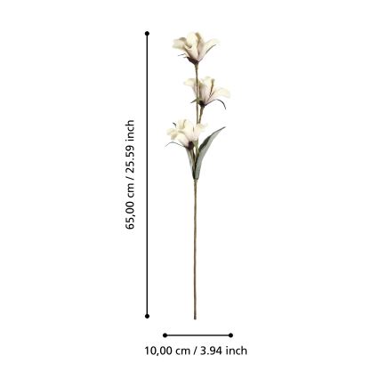 Eglo - Flor artificial 65 cm beige