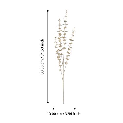 Eglo - Flor artificial 80 cm dorado