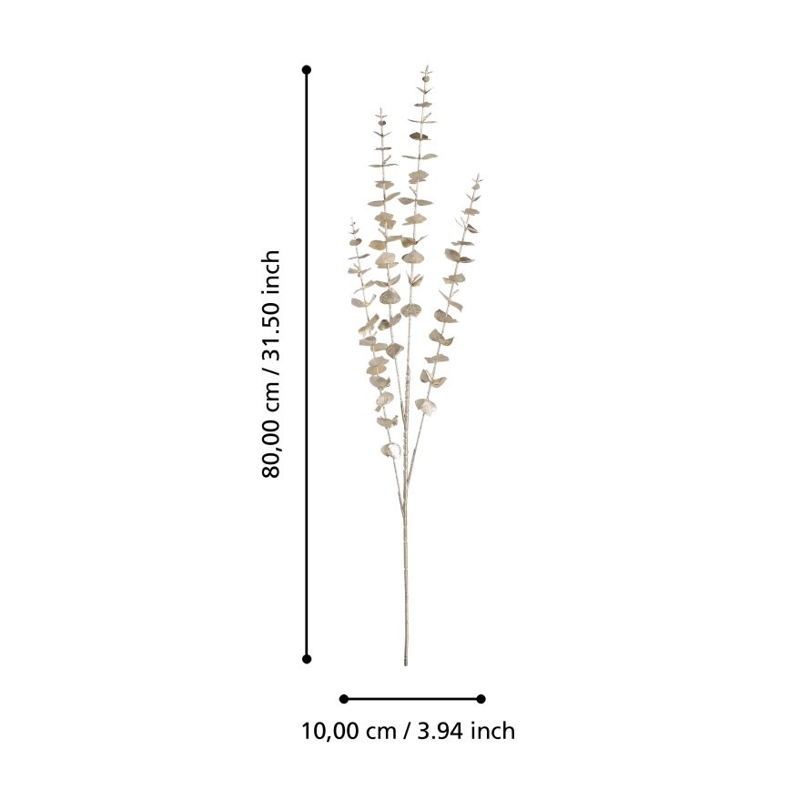 Eglo - Flor artificial 80 cm dorado