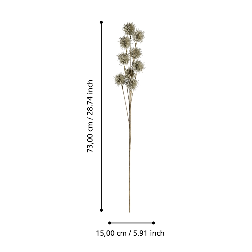 Eglo - Flor artificial 73 cm dorado