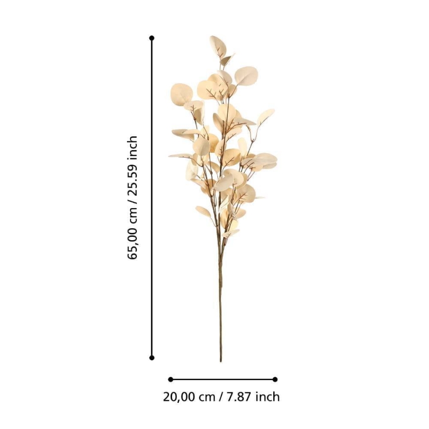 Eglo - Flor artificial 65 cm dorado