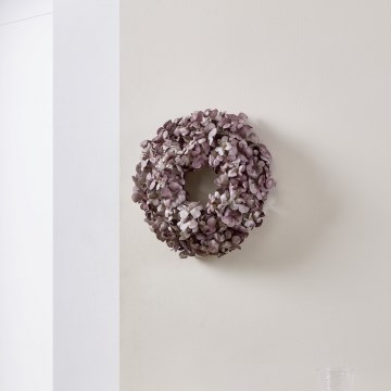 Eglo 428207 - Corona de flores artificiales SOLVANG d. 35 cm violeta
