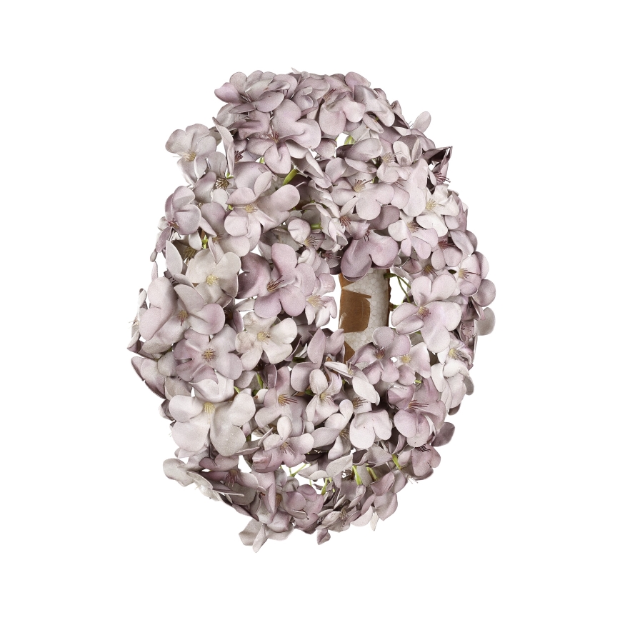 Eglo 428207 - Corona de flores artificiales SOLVANG d. 35 cm violeta