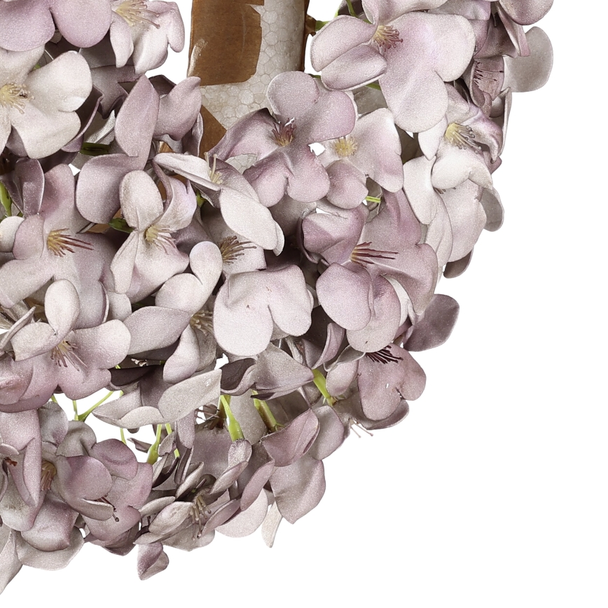 Eglo 428207 - Corona de flores artificiales SOLVANG d. 35 cm violeta