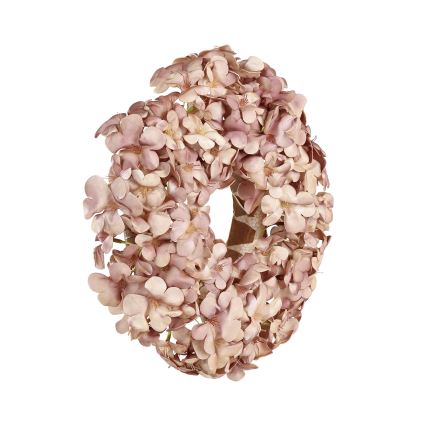 Eglo 428208 - Corona de flores artificiales SOLVANG d. 35 cm rosa